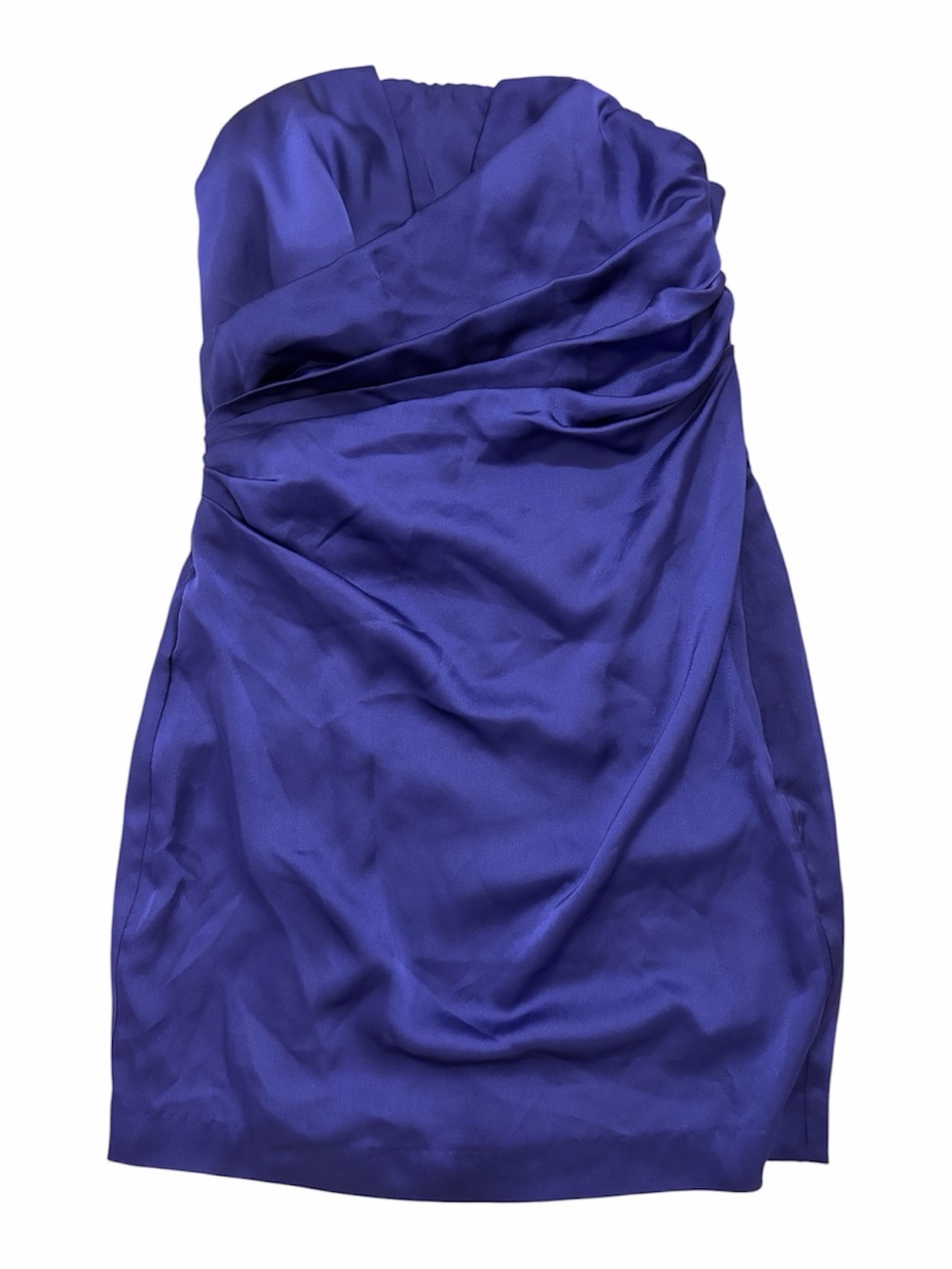 Guess by Marciano Strapless Purple Cocktail Dress